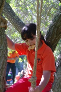 You see I can do the obstacle course and lunch!