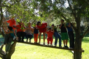 We all had fun with the obstacles!